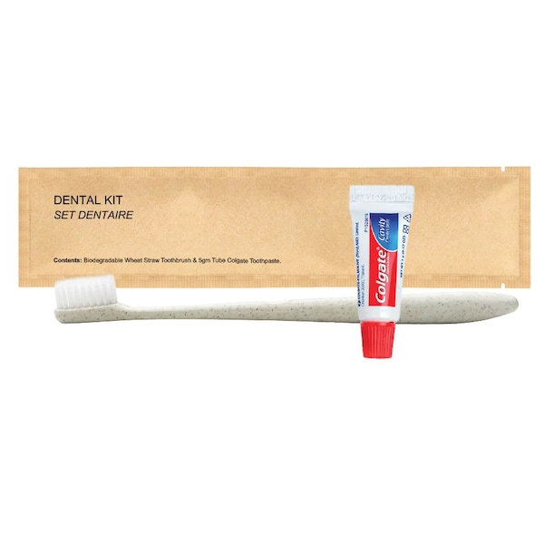 Sustainable Accessories - Kraft Paper World Amenities, Sustainable Kraft Dental Kit, 300PK HA-KFT-026 - main
